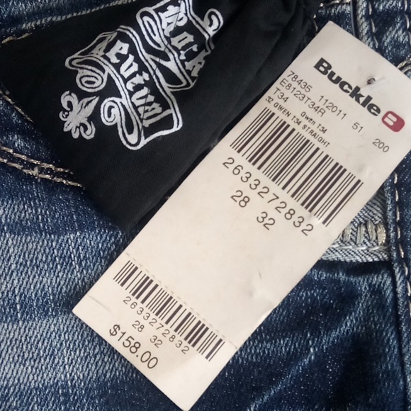 Rock Revival Jeans Women's Gwen Straight 28 Embellished NWT DEFECT - Picture 9 of 15